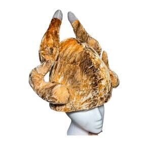 DanDee Turkey Plush Thanksgiving Musical Hat Snapback 14" Funny 2010 Gag‎ Gift